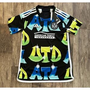 NEW adidas MLS Unisex Medium Atlanta United FC 23/24 Third Jersey Authentic